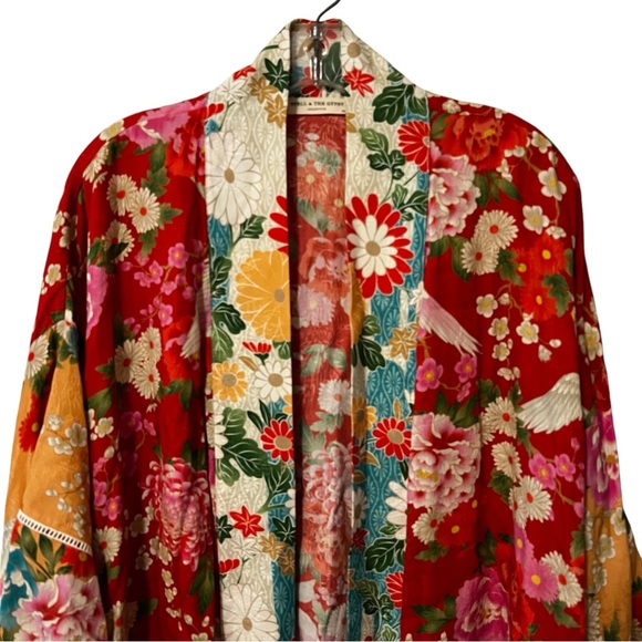 Spell and the Gypsy Collective Delilah Patchwork Short Kimono boho festival OS - Picture 16 of 16